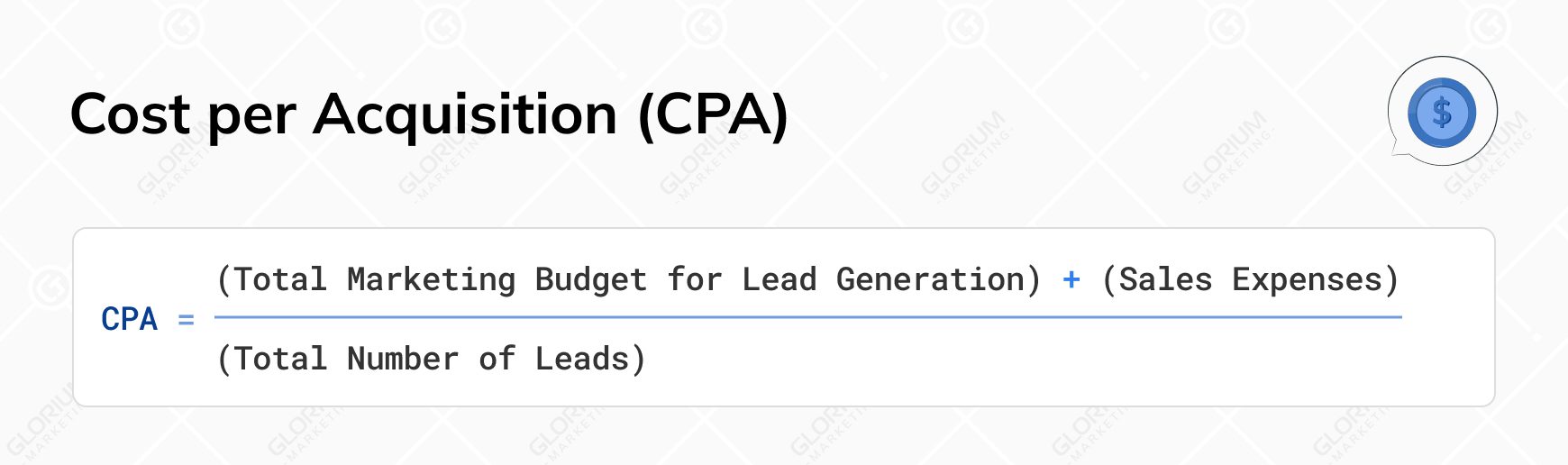Digital Marketing Metrics CPA Formula