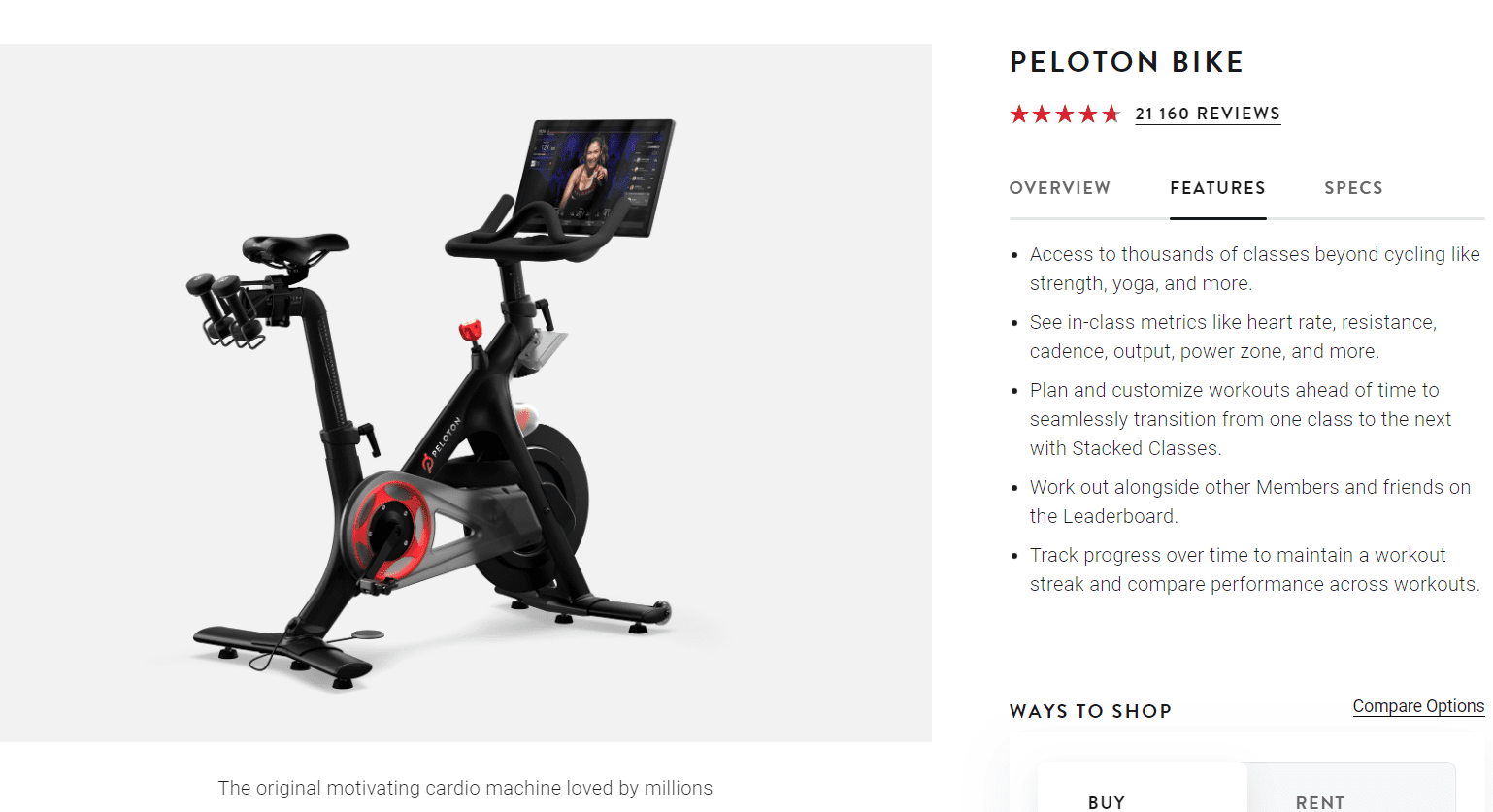 Peloton messaging