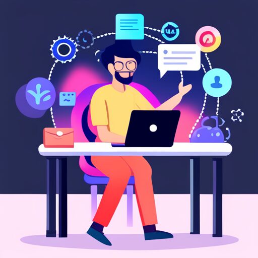 A marketer pic generated by AI